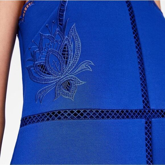 Ted baker Codi Embroidered Scalloped Mesh Trim - Picture 3 of 8